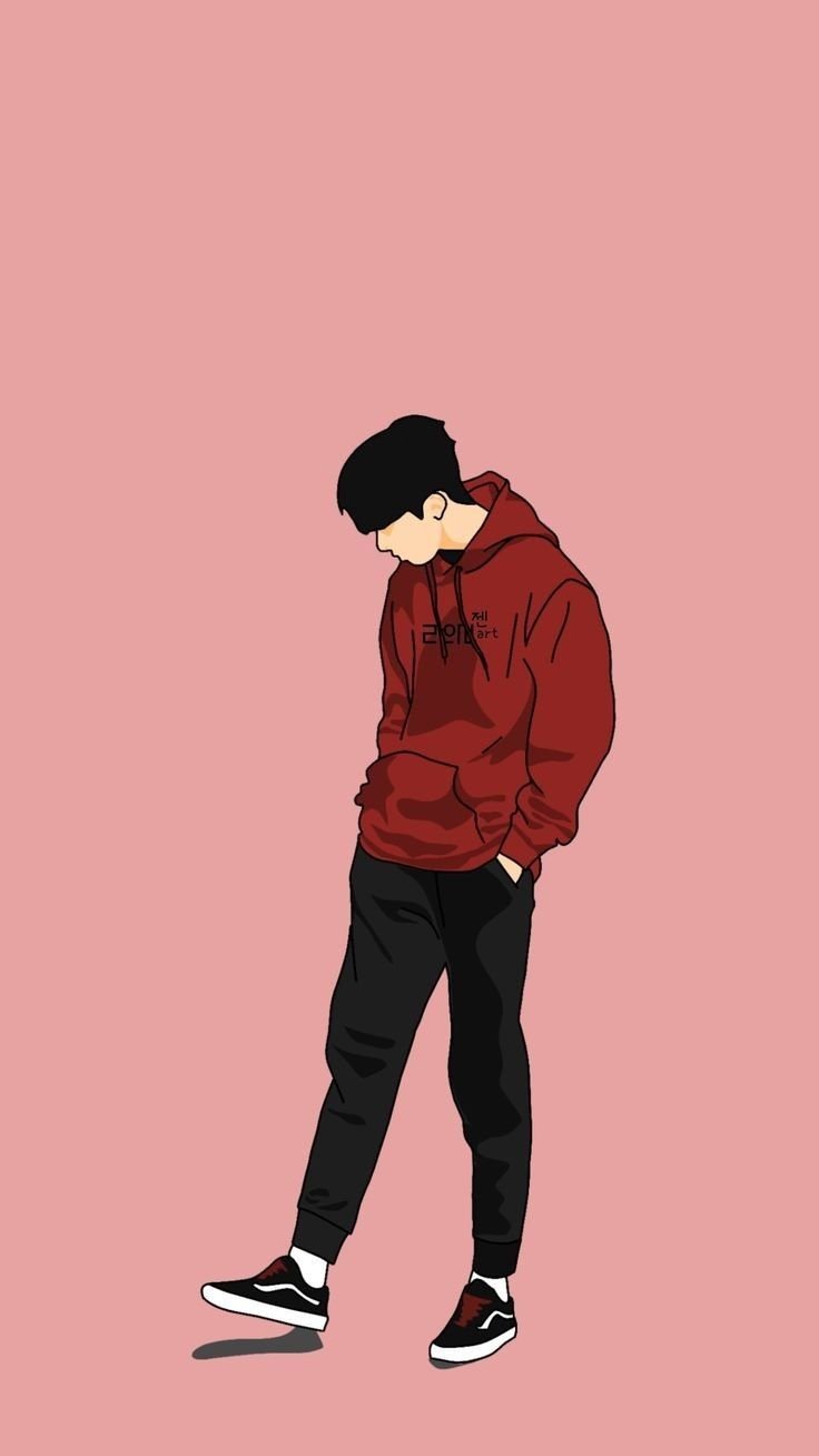 Aesthetic Cartoon DP for Boys