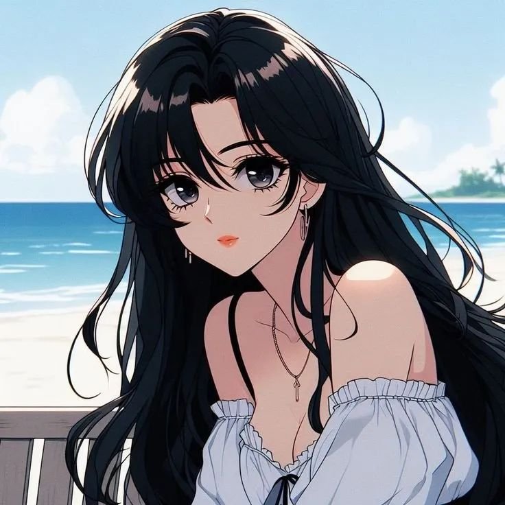 anime girl dp for Instagram, anime girl with glasses, serious anime dp